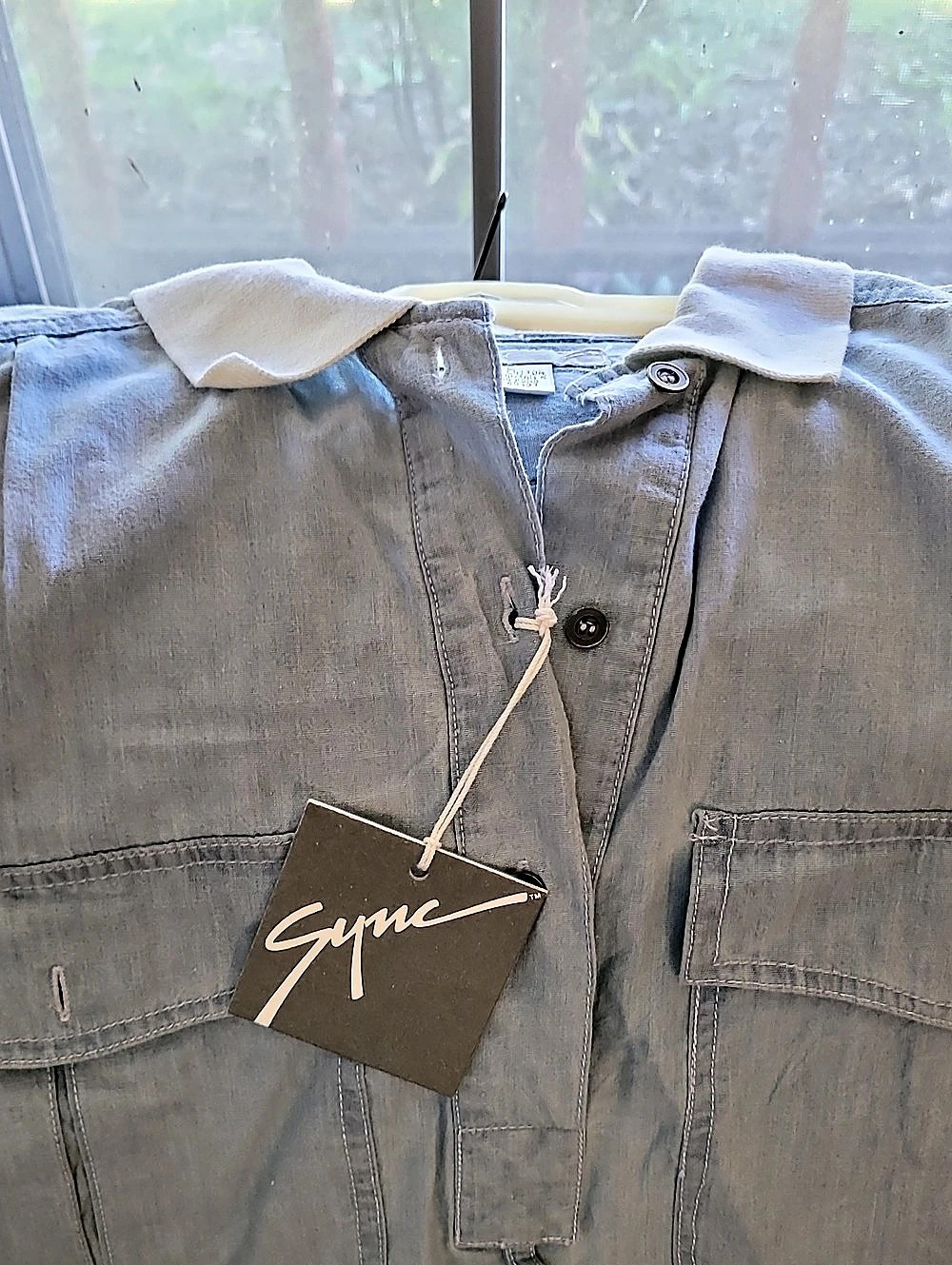 SYNC Utility SHIRT in Blue NWT